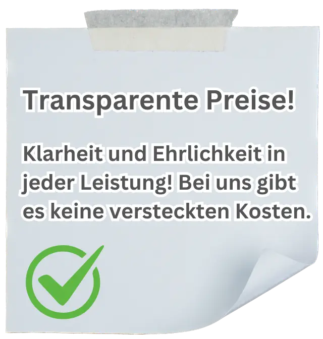 Transparente Preise