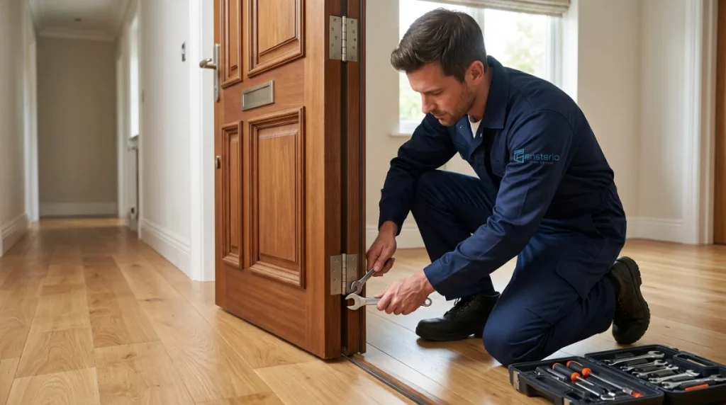 Haustür schleift am Boden – was tun?