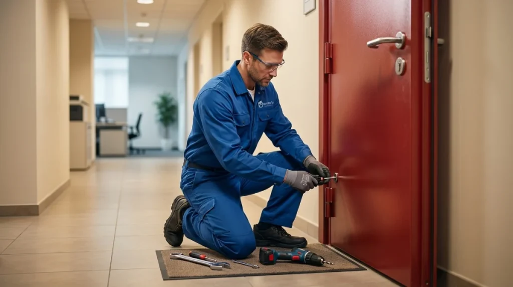 Brandschutztüren warten: Worauf man achten muss
